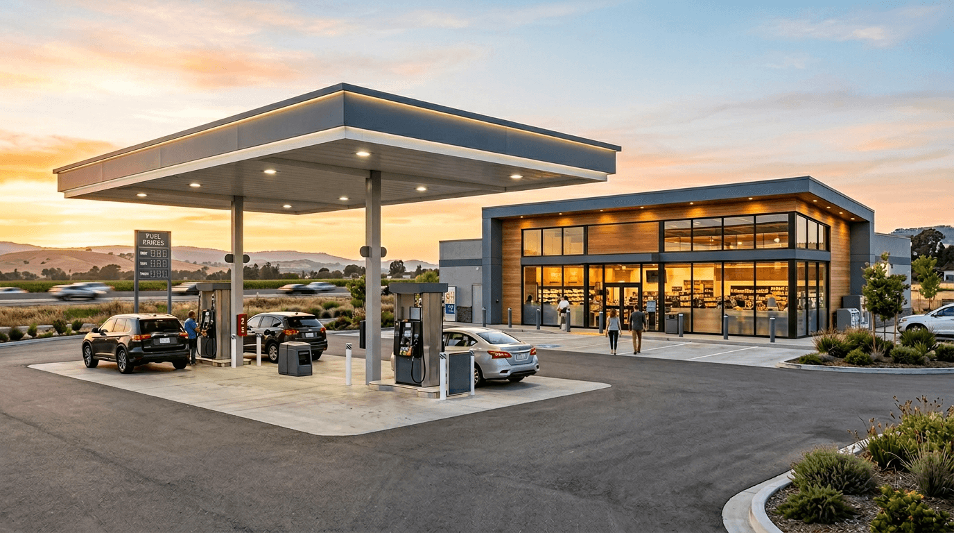 Gas station and convenience store locations